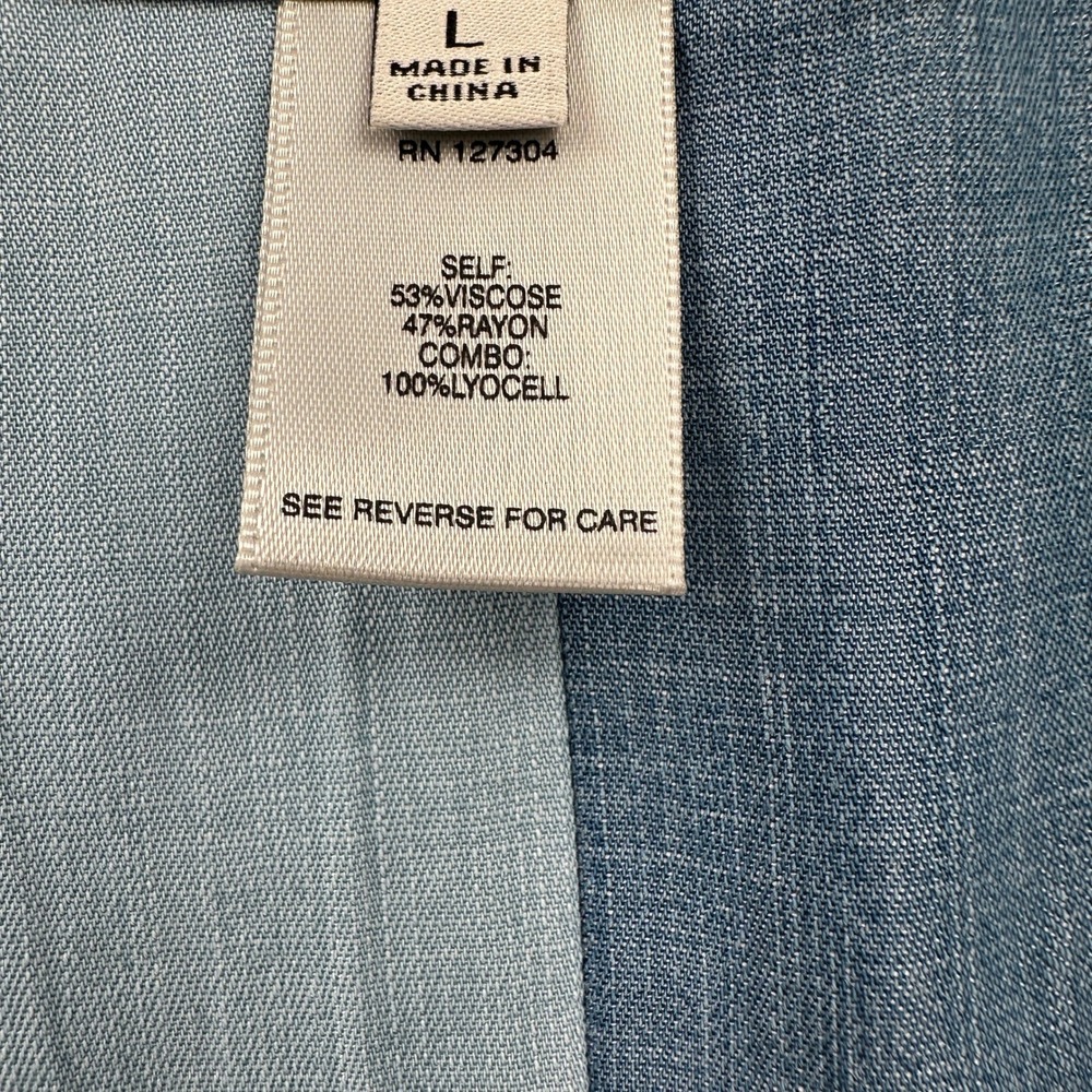 John Mark Womens Boho Patchwork Kimono Jacket Siz… - image 4